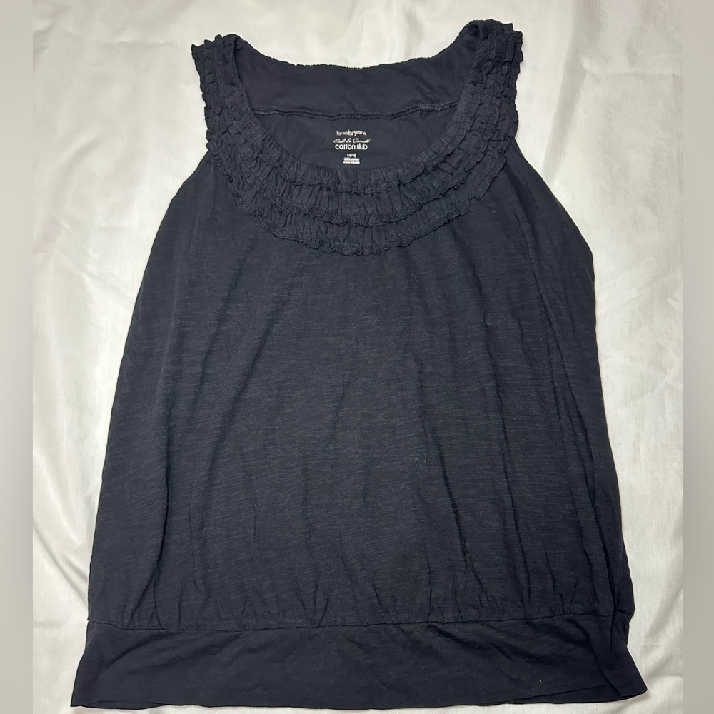 Lane Bryant Black Sleeveless Blouse Tank Top - Size 14/16